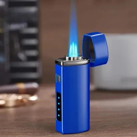 Torch Lighter Triple Jet Windproof USB Rechargeable