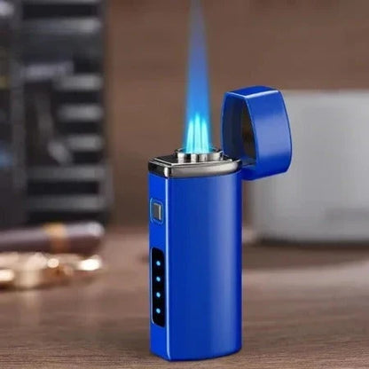 Torch Lighter Triple Jet Windproof USB Rechargeable
