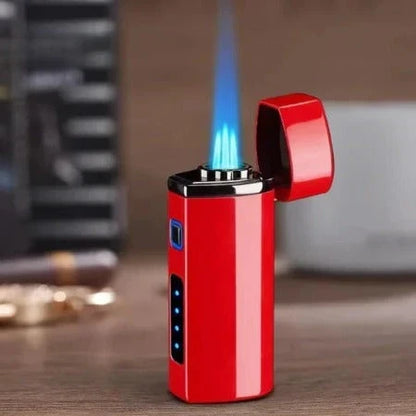 Torch Lighter Triple Jet Windproof USB Rechargeable