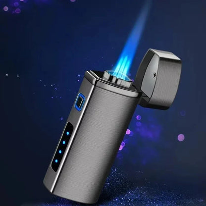 Torch Lighter Triple Jet Windproof USB Rechargeable