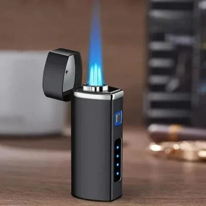 Torch Lighter Windproof Triple-Jet USB Rechargeable