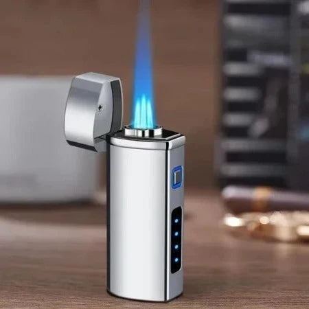 Torch Lighter Windproof Triple-Jet USB Rechargeable