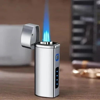Torch Lighter Windproof Triple-Jet USB Rechargeable