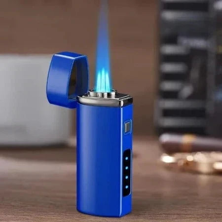 Torch Lighter Windproof Triple-Jet USB Rechargeable