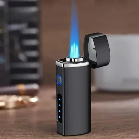 Torch Lighter Windproof Triple-Jet USB Rechargeable