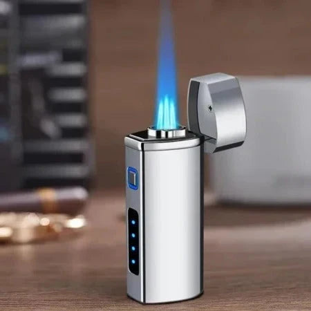 Torch Lighter Windproof Triple-Jet USB Rechargeable