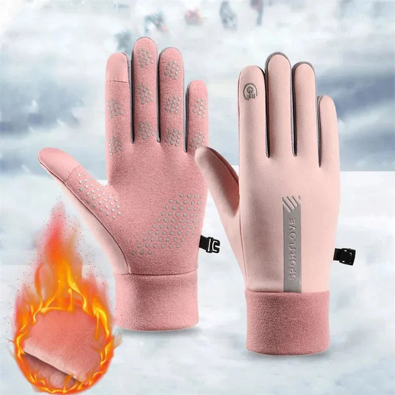 Touchscreen Winter Gloves Waterproof Non-Slip Conductive Tips