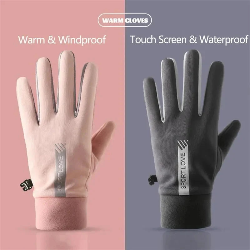 Touchscreen Winter Gloves Waterproof Non-Slip Conductive Tips