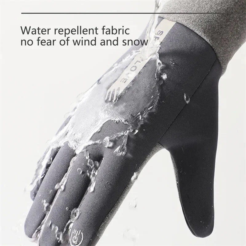 Touchscreen Winter Gloves Waterproof Non-Slip Conductive Tips