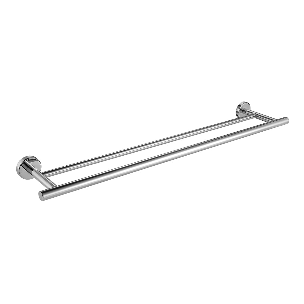 Towel Rack Double Bar Stainless Steel Wall Mount