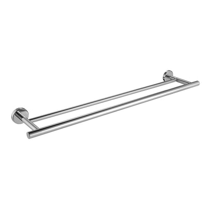 Towel Rack Double Bar Stainless Steel Wall Mount