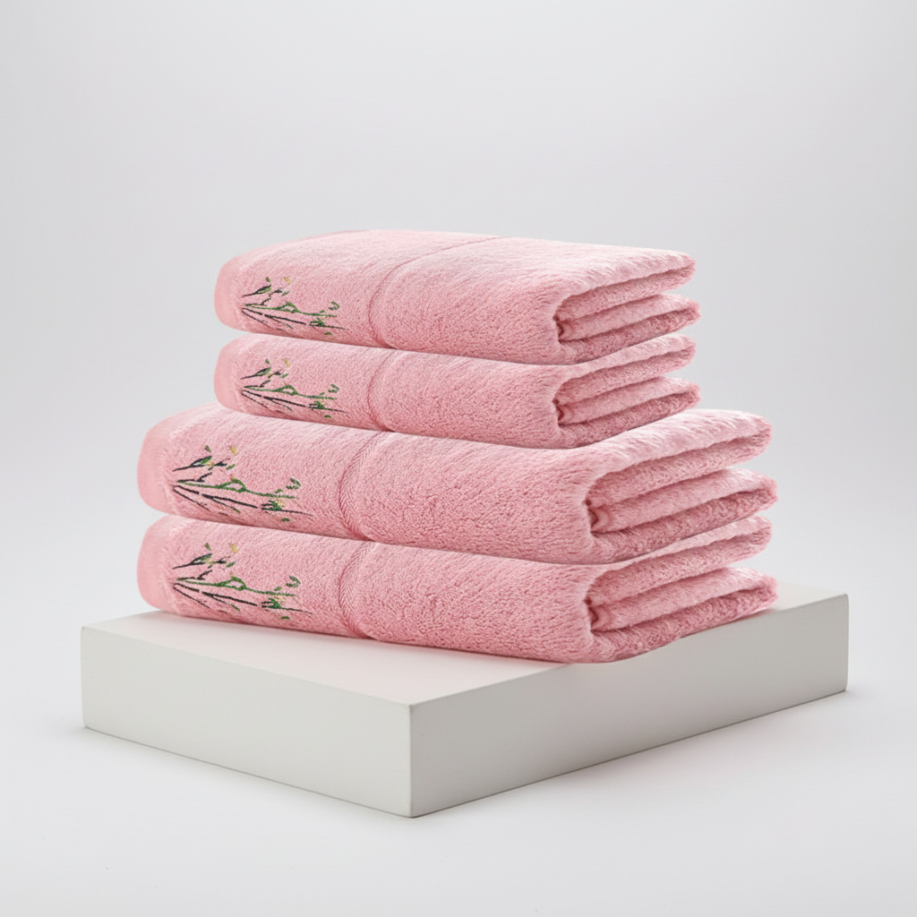 Towel Set Bamboo Antibacterial & Ultra-Absorbent