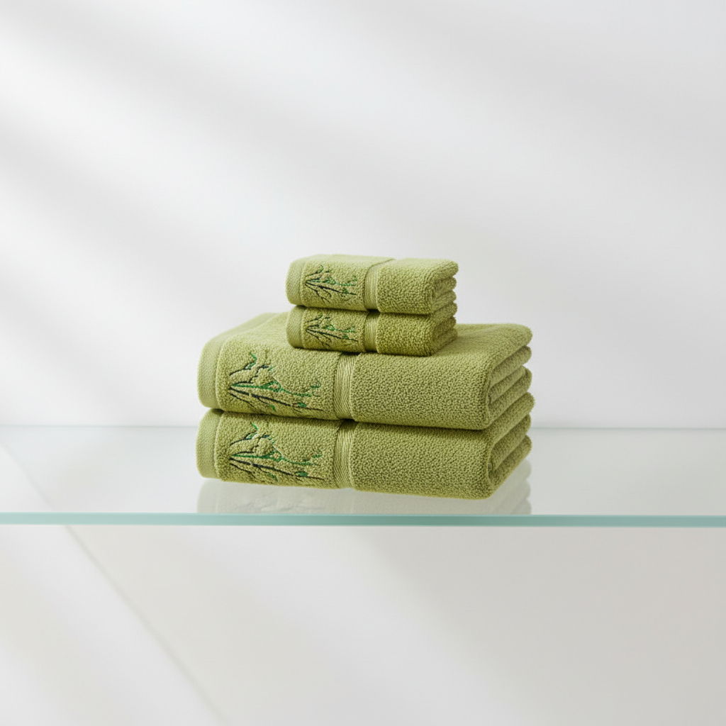 Towel Set Bamboo Antibacterial & Ultra-Absorbent