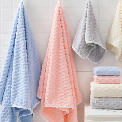 Towel Set Fleece Machine-Washable 2-Piece