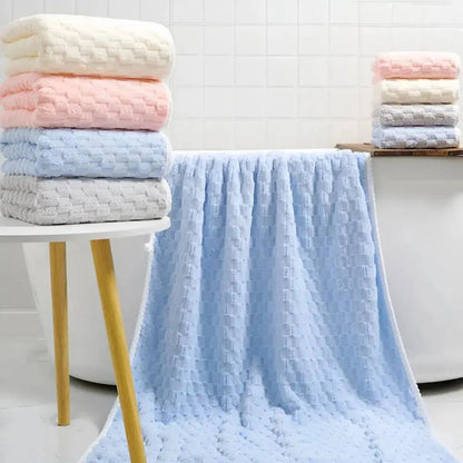 Towel Set Fleece Machine-Washable 2-Piece