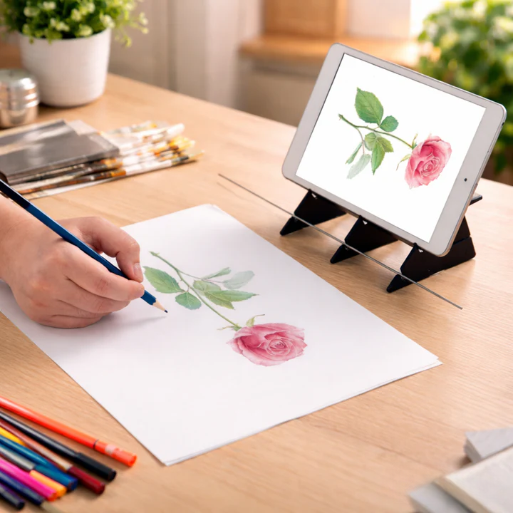 Tracing Board Acrylic Integrated Smartphone Holder & Stable Stand