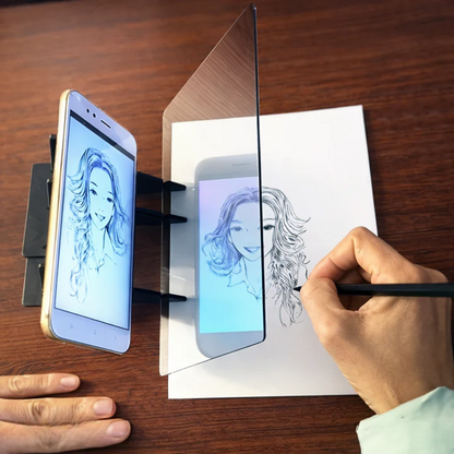 Tracing Board Acrylic Integrated Smartphone Holder & Stable Stand
