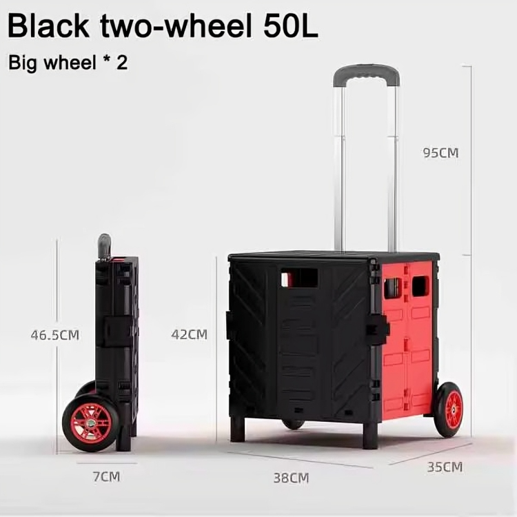 Transport Cart Foldable With Stair-Climbing Wheels