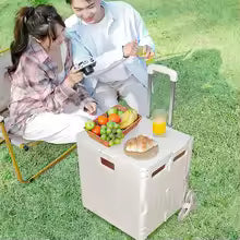 Transport Cart Foldable With Stair-Climbing Wheels