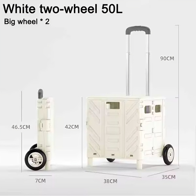 Transport Cart Foldable With Stair-Climbing Wheels