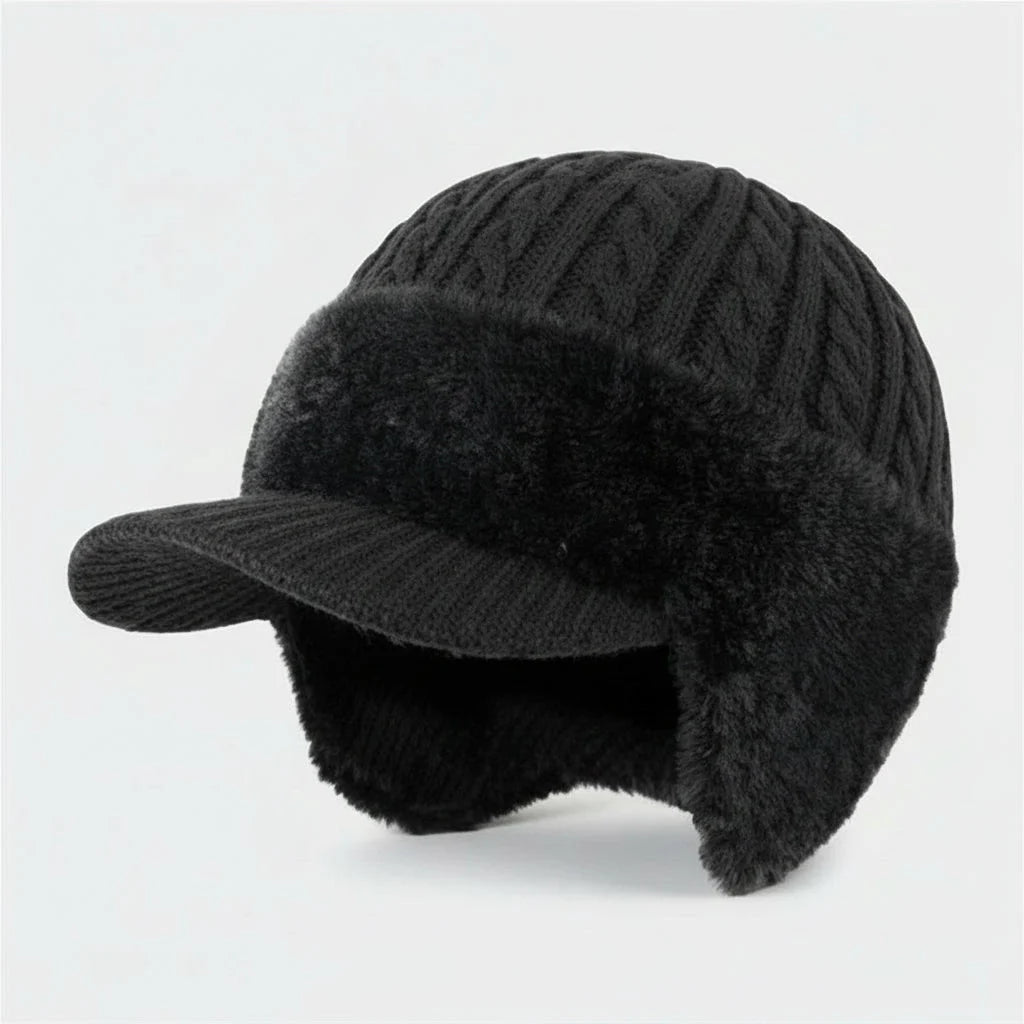 Trapper Hat Double-Layer Insulation Windproof Soft Fur Lining
