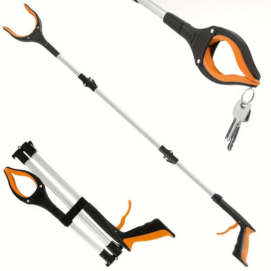 Trash Grabber Tool Foldable Telescopic Magnetic Tip