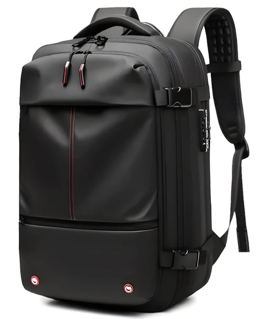 Travel Backpack Built-In Vacuum Compression Water-Resistant Multiple Compartments