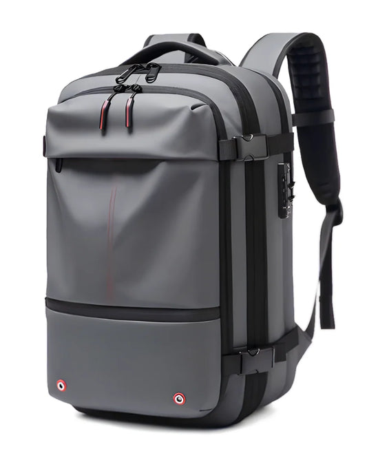 Travel Backpack Built-In Vacuum Compression Water-Resistant Multiple Compartments