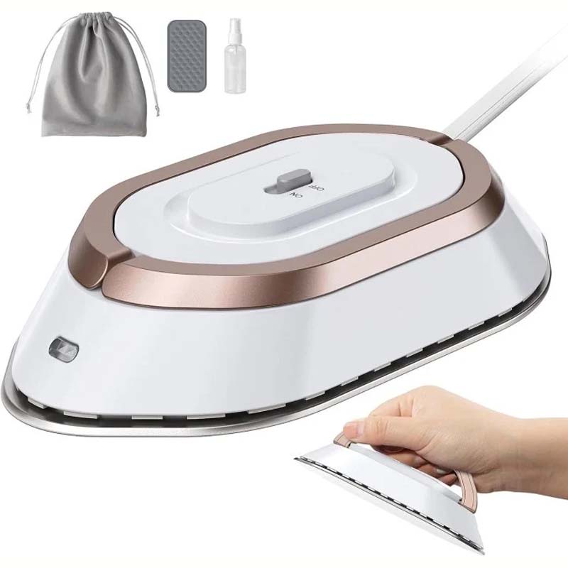 Travel Iron Dual Voltage Fast Heat Ceramic Soleplate