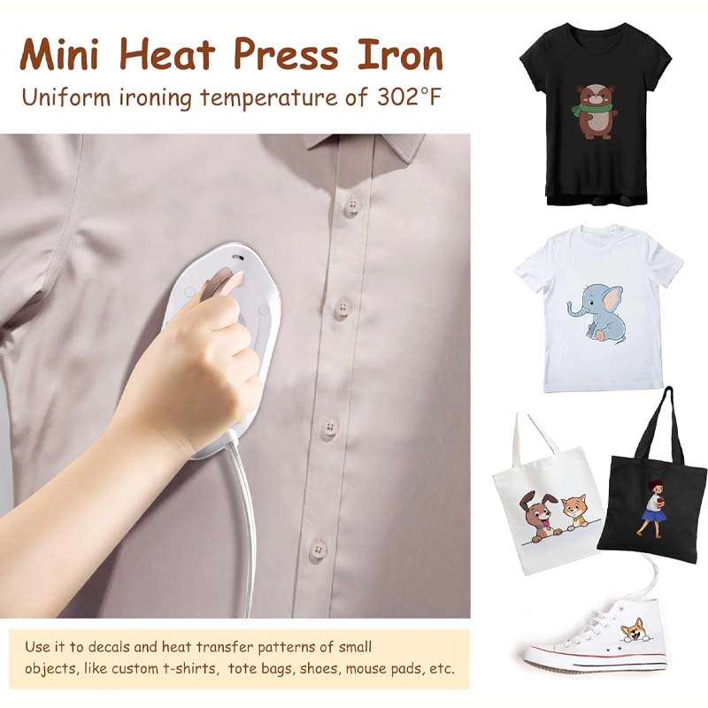 Travel Iron Dual Voltage Fast Heat Ceramic Soleplate