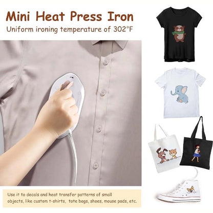 Travel Iron Dual Voltage Fast Heat Ceramic Soleplate