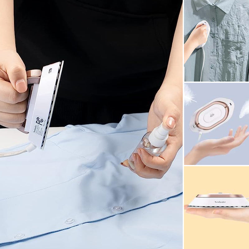 Travel Iron Dual Voltage Fast Heat Ceramic Soleplate