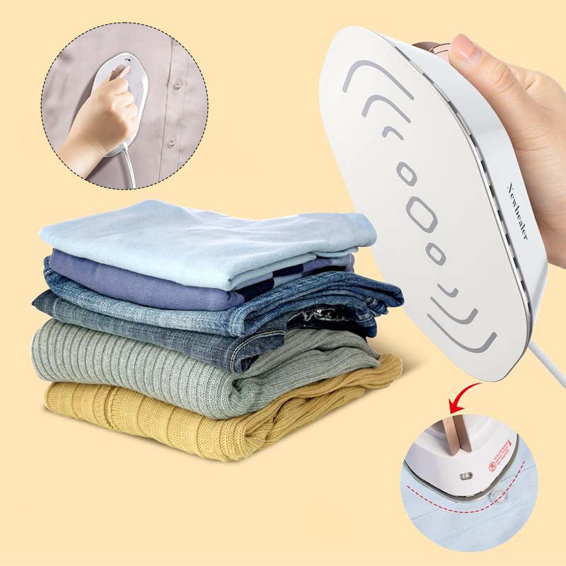 Travel Iron Dual Voltage Fast Heat Ceramic Soleplate