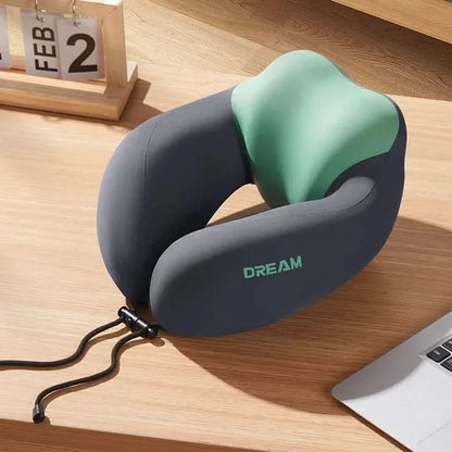 Travel Neck Pillow Ergonomic U-Shape Soft Plush & Lightweight