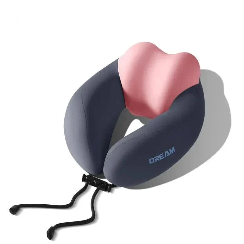 Travel Neck Pillow Ergonomic U-Shape Soft Plush & Lightweight