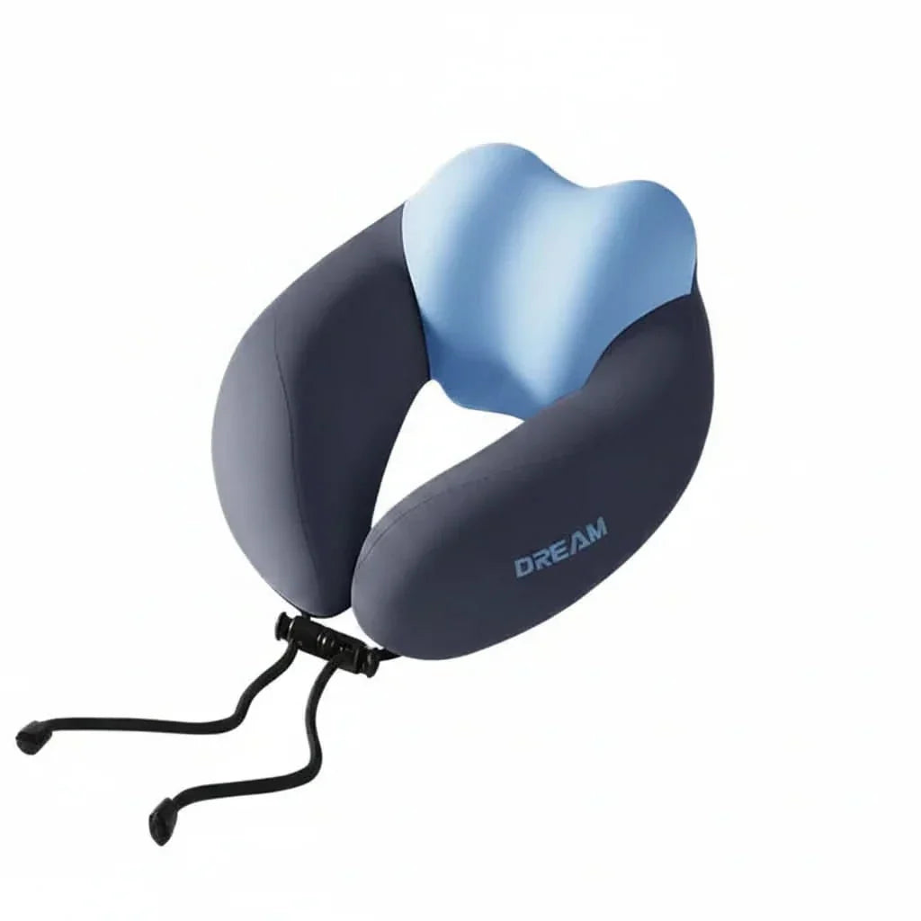 Travel Neck Pillow Ergonomic U-Shape Soft Plush & Lightweight