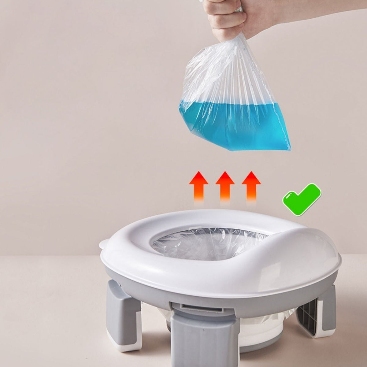 Travel Potty Foldable & Ultra-Light Seat Attachment