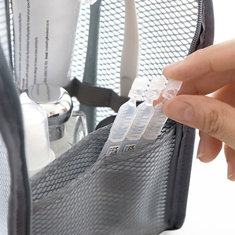 Travel Toiletry Bag Water-Resistant EVA Organizer Set of 2