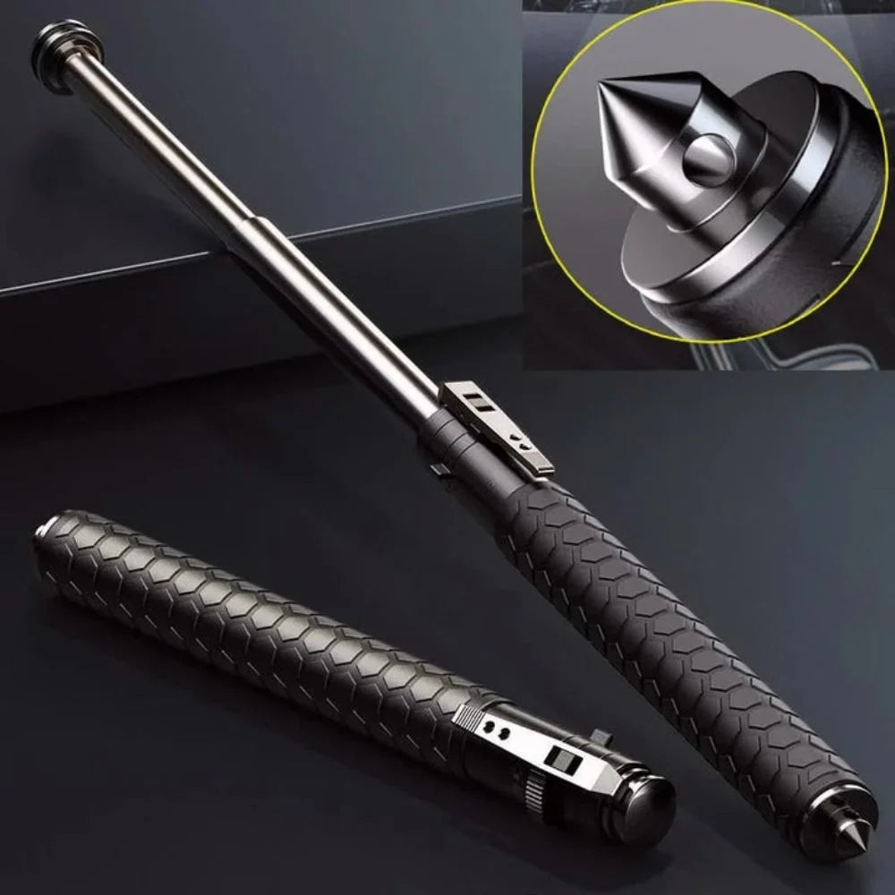 Trekking Pole Adjustable Shock-Absorbing Alloy Shaft Secure Locking Mechanism