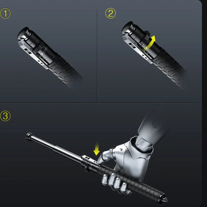 Trekking Pole Adjustable Shock-Absorbing Alloy Shaft Secure Locking Mechanism