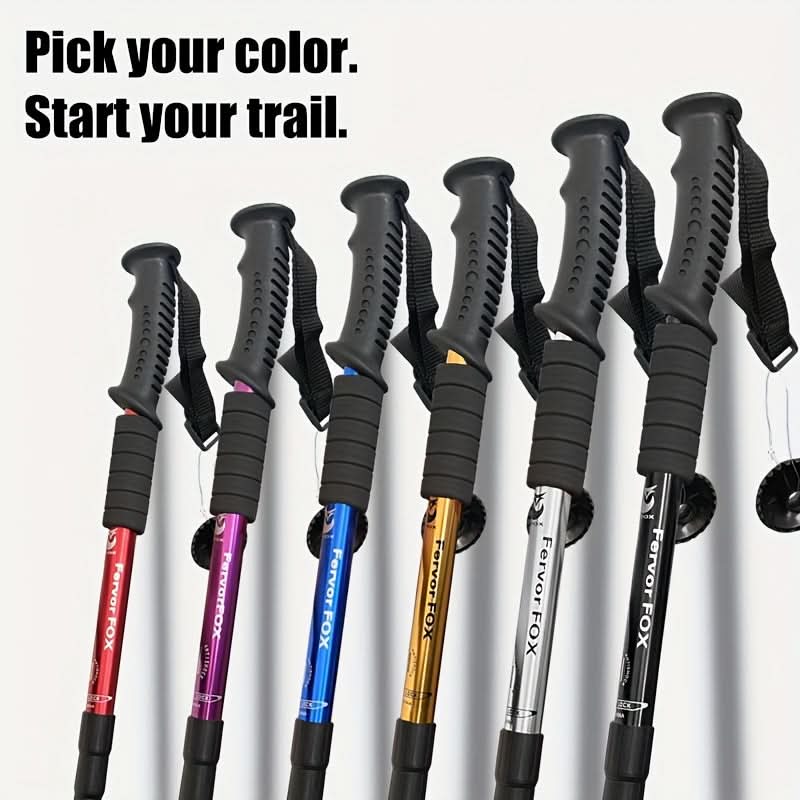 Trekking Pole Telescopic & Foldable Non-Slip Grip
