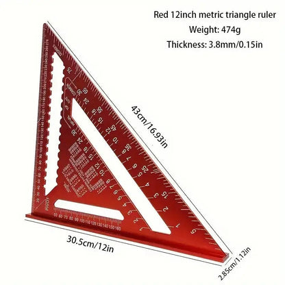 Triangle Protractor Right Angle Aluminum Locking