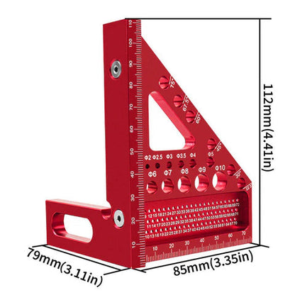 Try Square Anodized Aluminum Drill Guides & Angle Marks