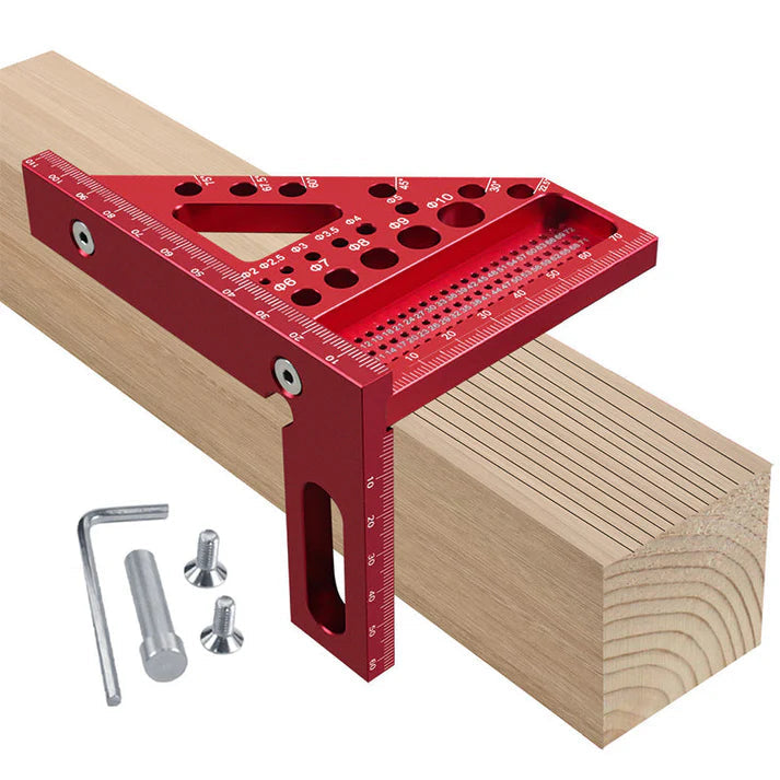 Try Square Anodized Aluminum Drill Guides & Angle Marks