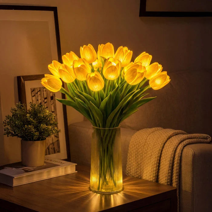 Tulip Bouquet LED Light-Up Set of 10 Stems