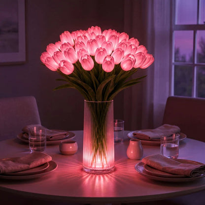 Tulip Bouquet LED Light-Up Set of 10 Stems