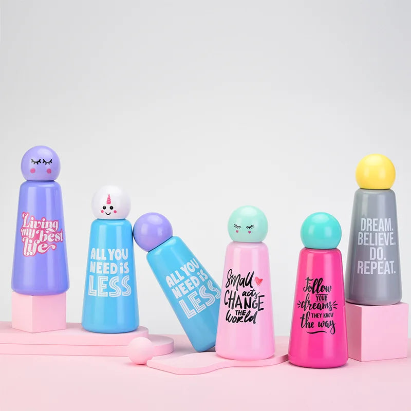 Two-Tone Thermal Water Bottle with Stainless Steel