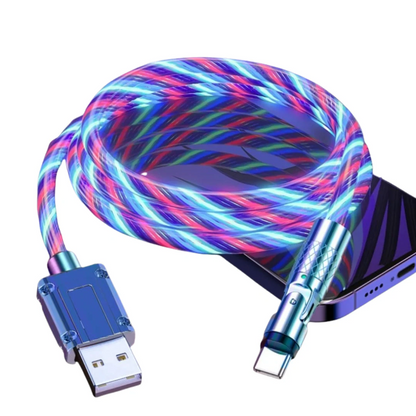 USB Charging Cable 540° Rotating Connector Fast Charge
