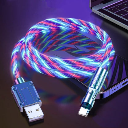 USB Charging Cable 540° Rotating Connector Fast Charge