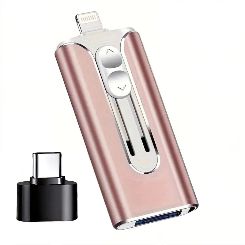 USB Flash Drive 4-in-1 Multi-Connector USB 3.0 Up to 256GB